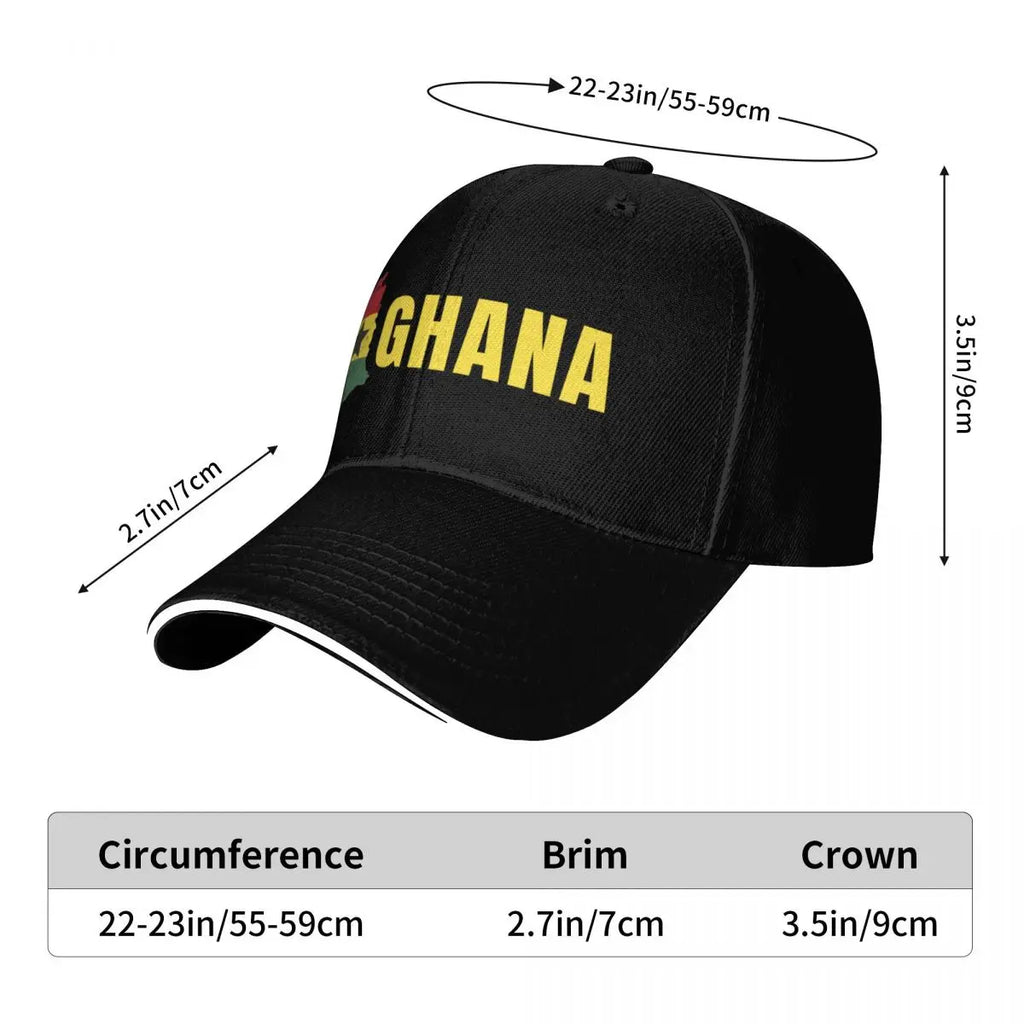 Ghana Holiday Baseball Cap Snap Back Hat Luxury Man Hat Anime Hat Military Tactical Cap Golf Men Women's