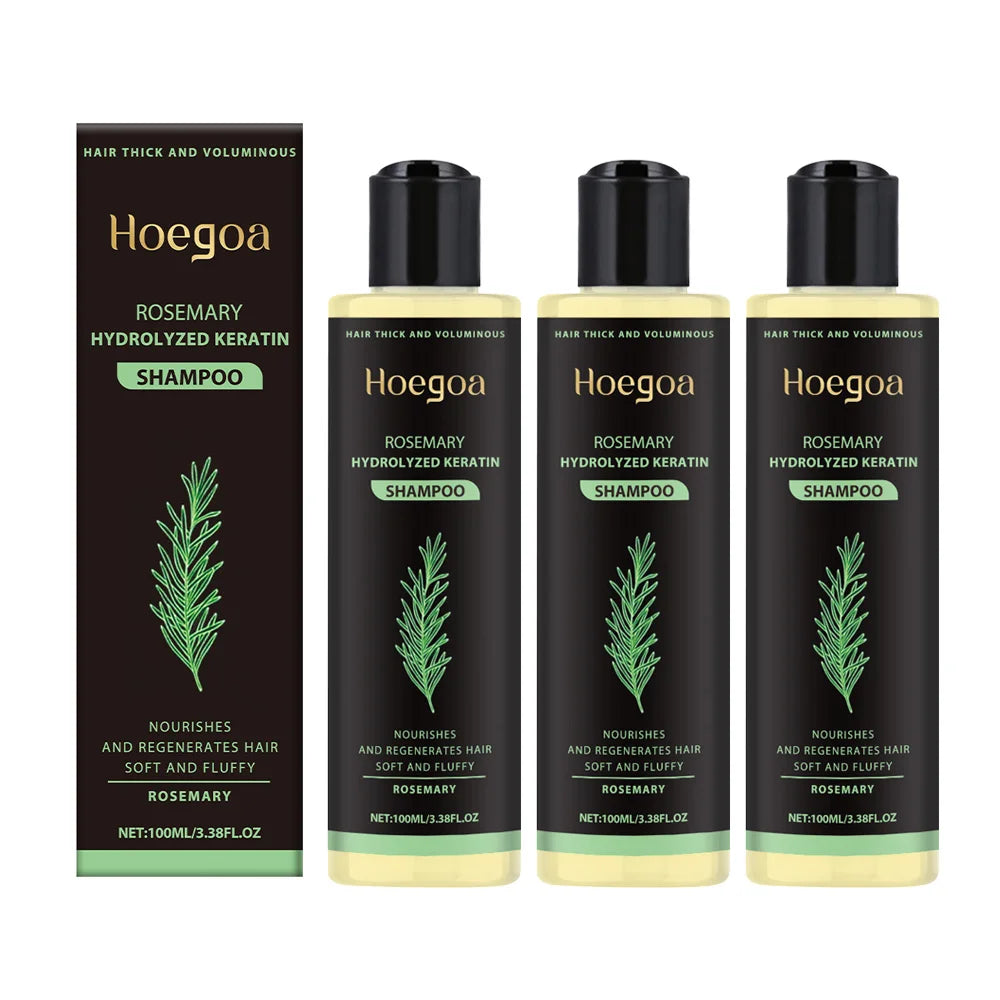 Rosemary Shampoo Hair Growth Deep Cleansing Scalp Anti Dandruff Oil Control Strengthening Root Nourish Hair Volumizing Shampoo