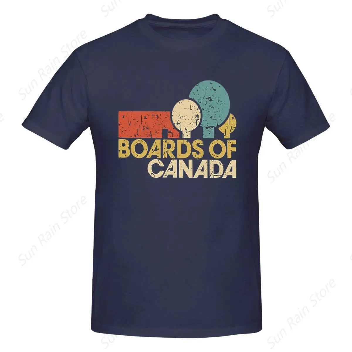 BOARDS OF CANADA In Cramped Quarters T-Shirt for Men Cotton Oversized T Shirts Men's Short Sleeve O-Neck Summer Clothes Tops