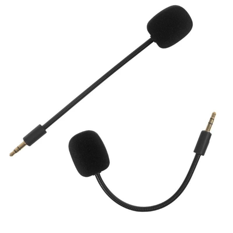 Replacement Game Mic 3.5mm Microphone Mic for Barracuda X Gaming Headset Noise Cancelling Microphone Foam Cover 24BB