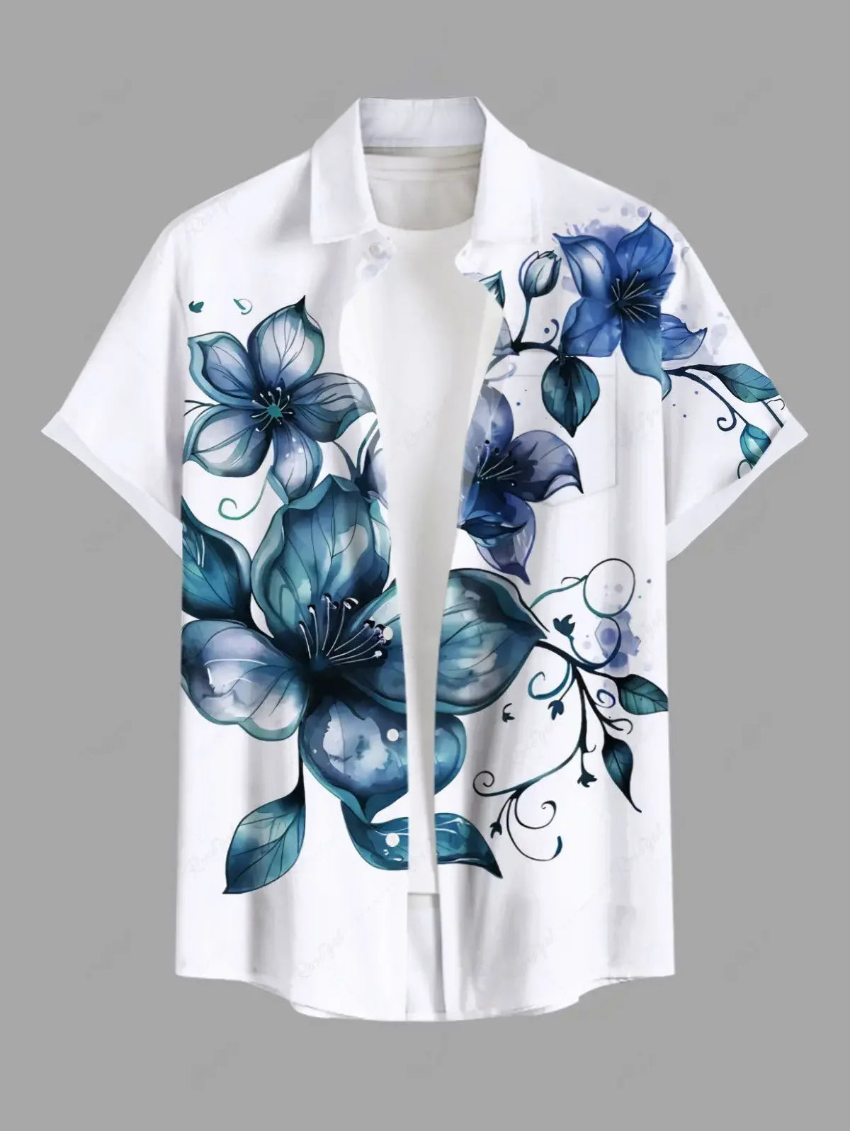 Summer Tiki Men'S Hawaiian Shirt 3D Printed Short Sleeved Button Down Lapel Shirt Oversized Tops Casual Aloha Shirts Man