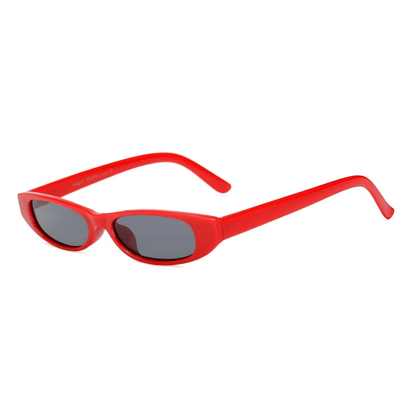 Y2K Classic Vintage Small Frame Sunglasses Women For Men Luxury Brand Design Sun Glasses Punk Popular Hip Hop Oval Shades UV400