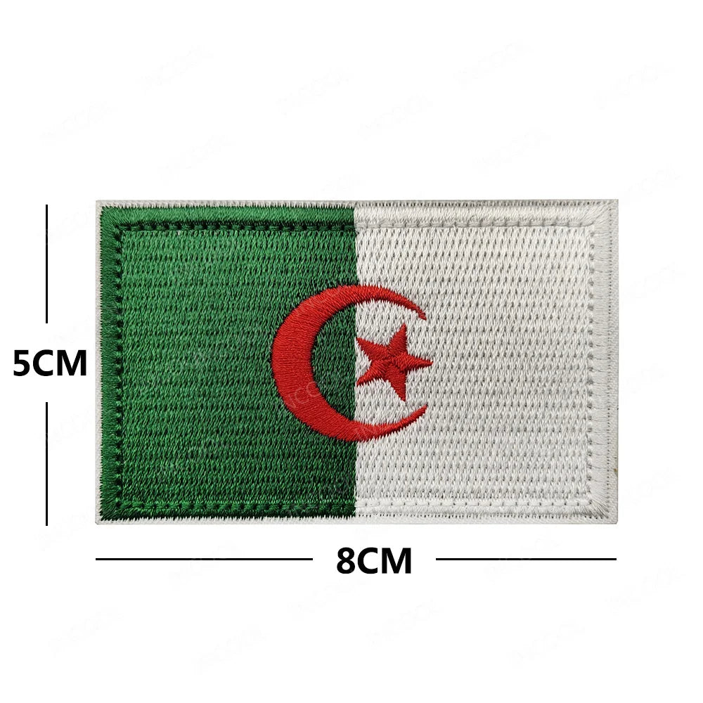 Africa Egypt Kenya Algeria Nigeria Tunisia Morocco Mauritius Guyana South Sudan Ghana Liberia Niger Congo Senegal Flag Patches