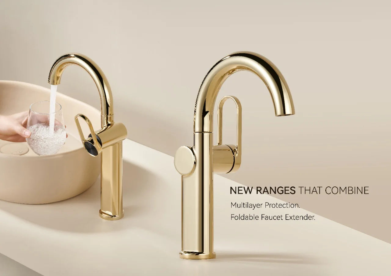 Swivel Spout Tall Washroom Faucet Mixer Torneiras De Cozinha Para Pia De Banheiro Household Brass Basin Bathroom Tap Hot Cold