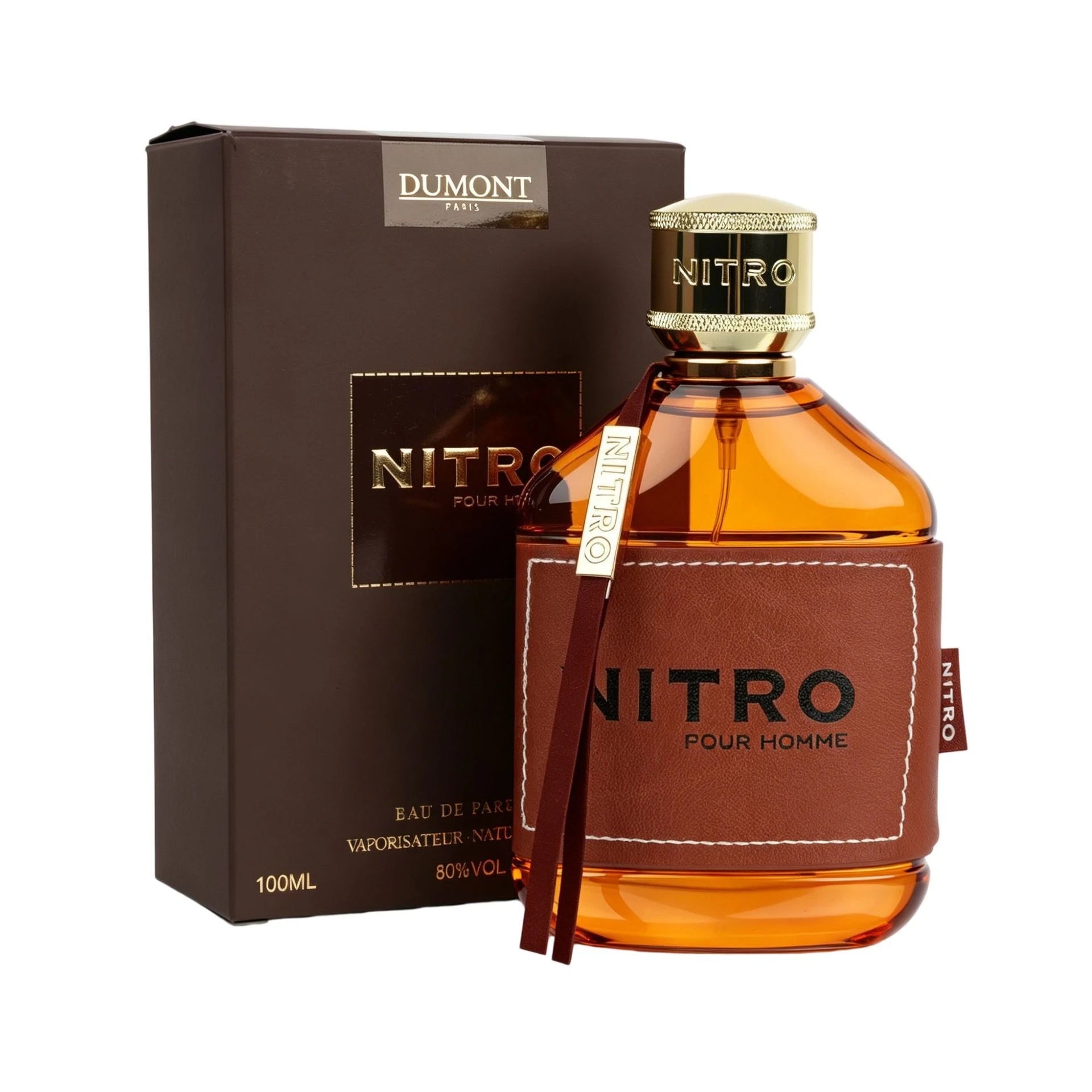Dumontet Men's Fragrance, a woody-leather fragrance for men with Arabian-Oriental notes and long-lasting scent, 100 ml