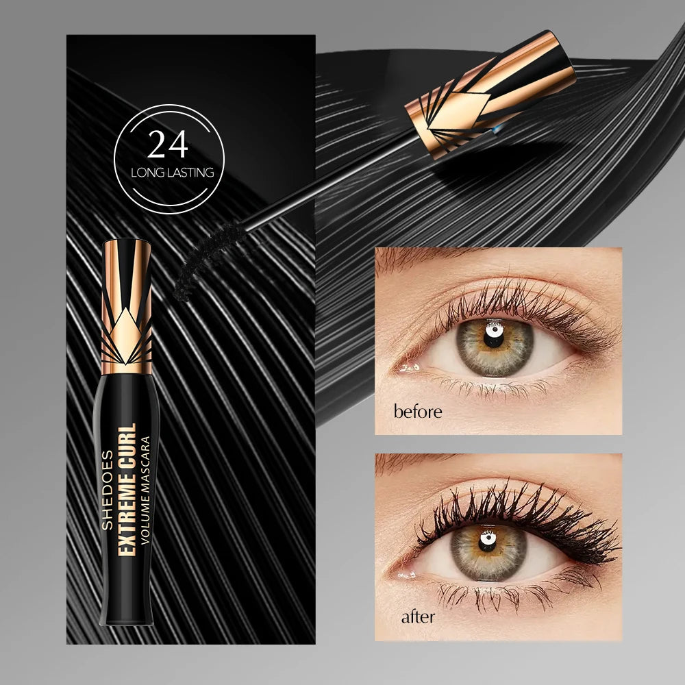 Thick Curly Mascara, Lightweight Waterproof, Anti Smudge and Durable Mascara