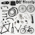 Simulation retro 28 metal die-cast bicycle model creative DIY home decoration 1:10 decoration adult fun toy decoration crafts