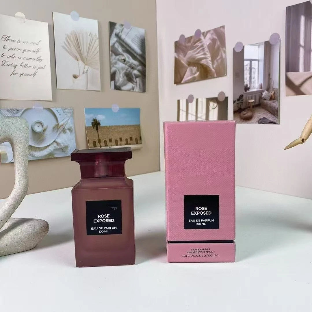 Best Selling 100ml Perfume Top Quality Unisex Long-lasting Eau De Cologne Parfum Spray Women Classic Rose Series Parfume