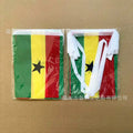 SKY FLAG Ghana bunting flags 14x21cm 20pcs/lot Ghana String flags Pennant Banner for Festival Party decoration