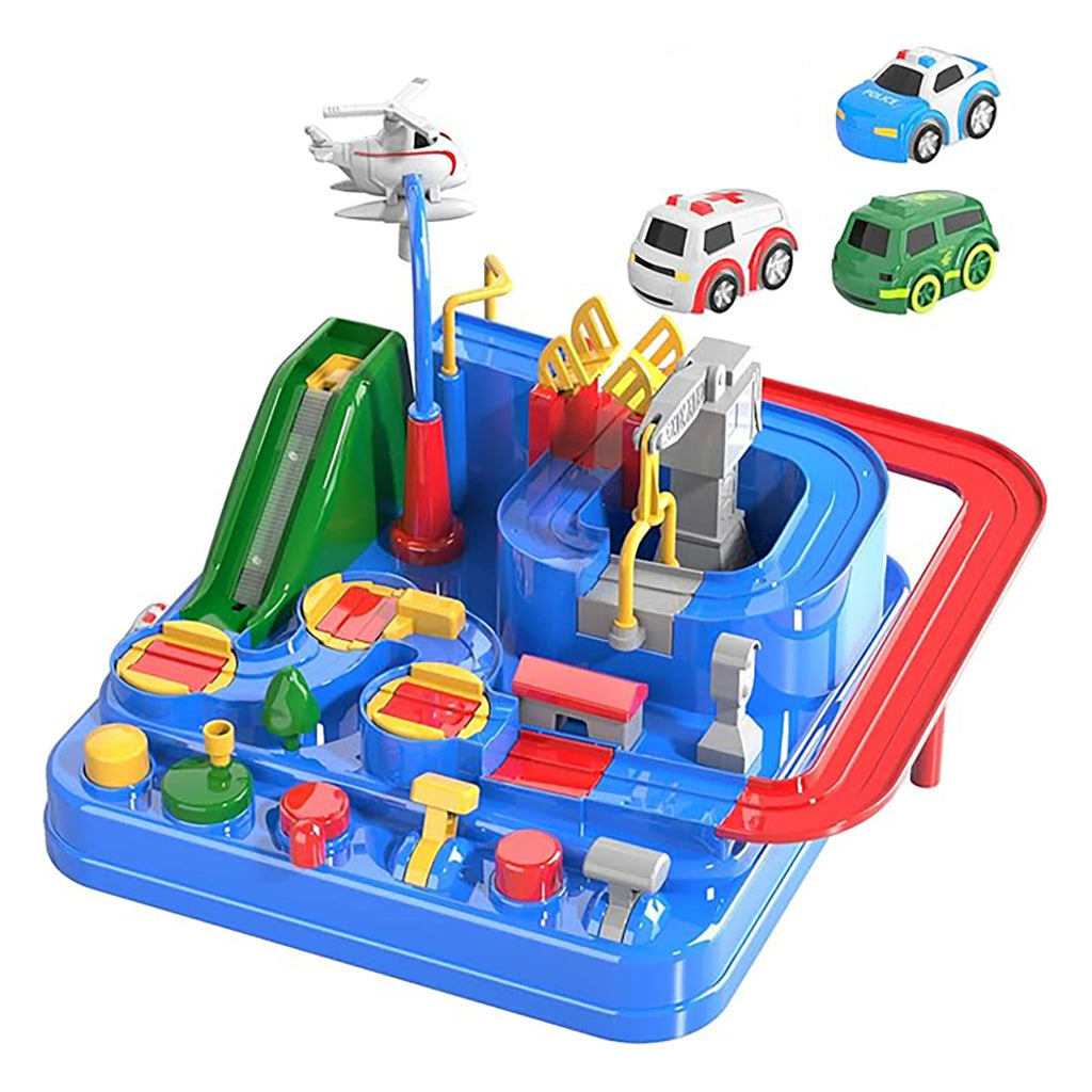 Children's Rail Car Toy Car Challenge Adventure Rail Car Toy Set Parent Child Interactive Toy