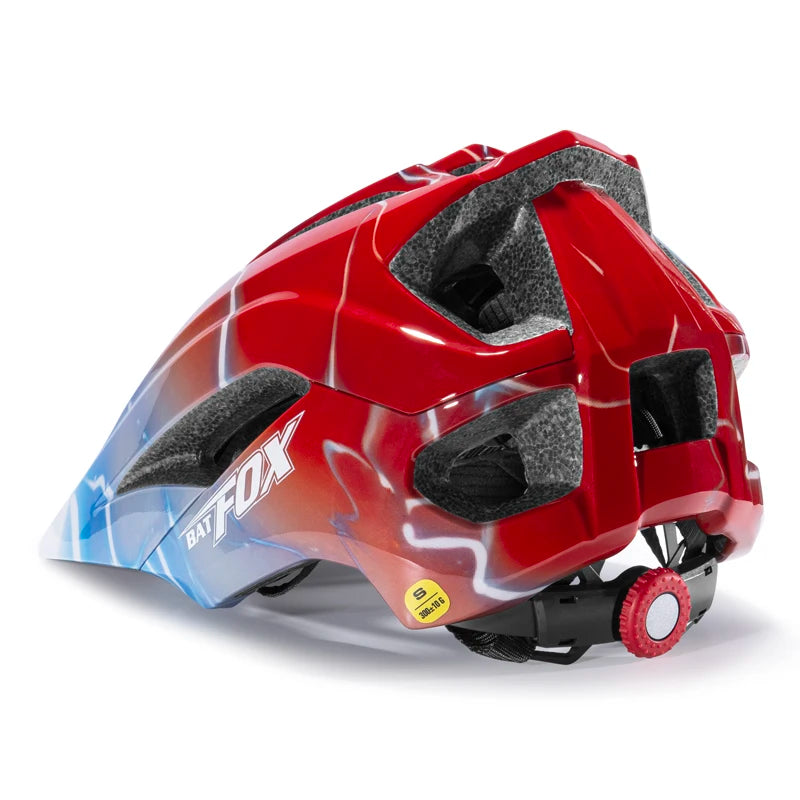 BATFOX Kids Helmet Full Face Mtb Bicycle Helmet child Children Girl and Boy Cycling BMX Detachable Downhill Multi-Sport Helmet