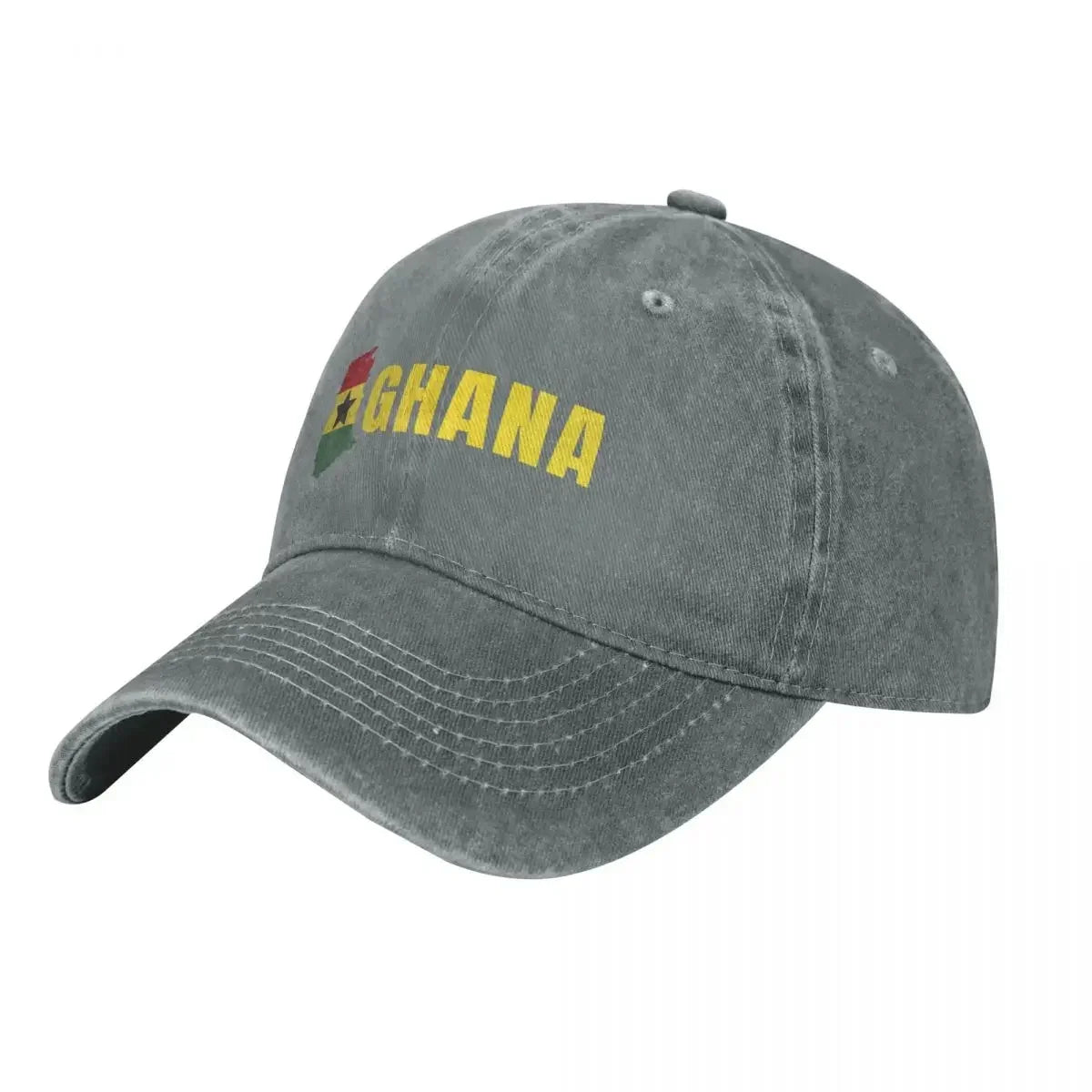 Ghana Holiday Baseball Cap birthday funny hat men's big size hat black Men Caps Women's