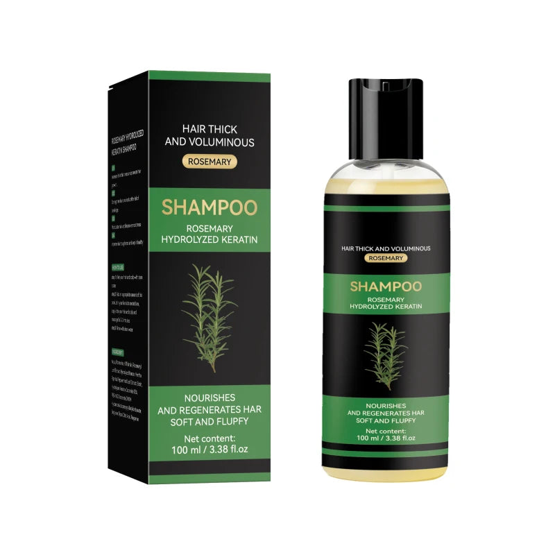 Rosemary Hair Growth & Anti-Baldness Shampoo - Deeply Nourishes, Repairs Split Ends, Soothes Scalp & Fights Dandruff.