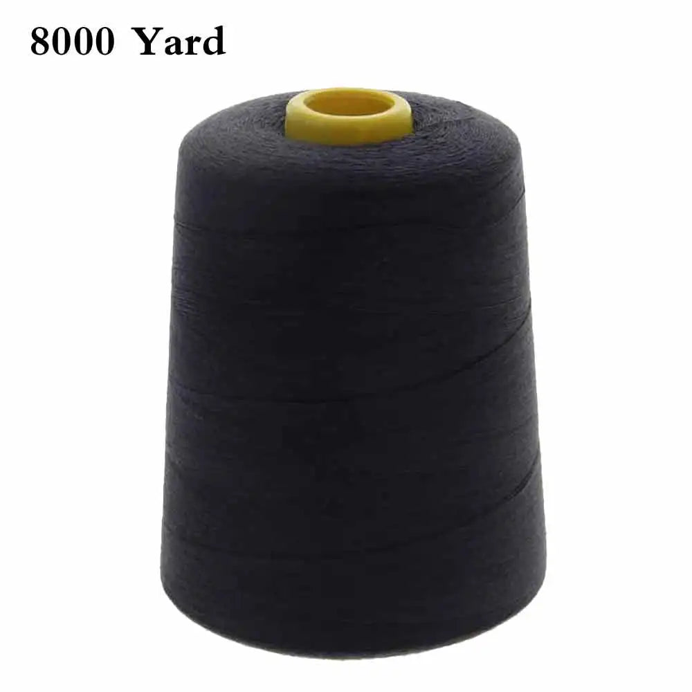 8000 Yards Spools Sewing Polyester Thread 402 Thread Embroidery Thread for DIY Sewing Machine Clothes Sewing Accessories