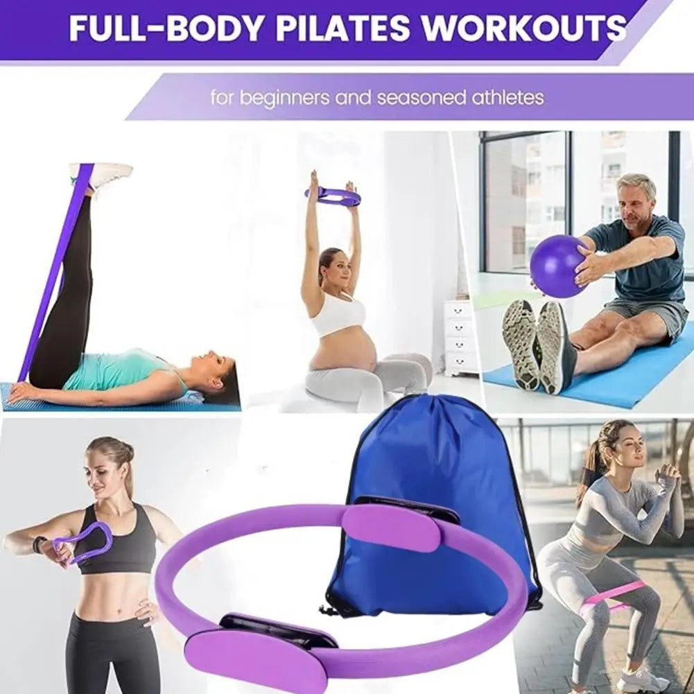 Pilates Essentials Kit Resistance Bands & More Perfect And Equipment For Home Workouts Pilates Ring For Home Pilates Equipment