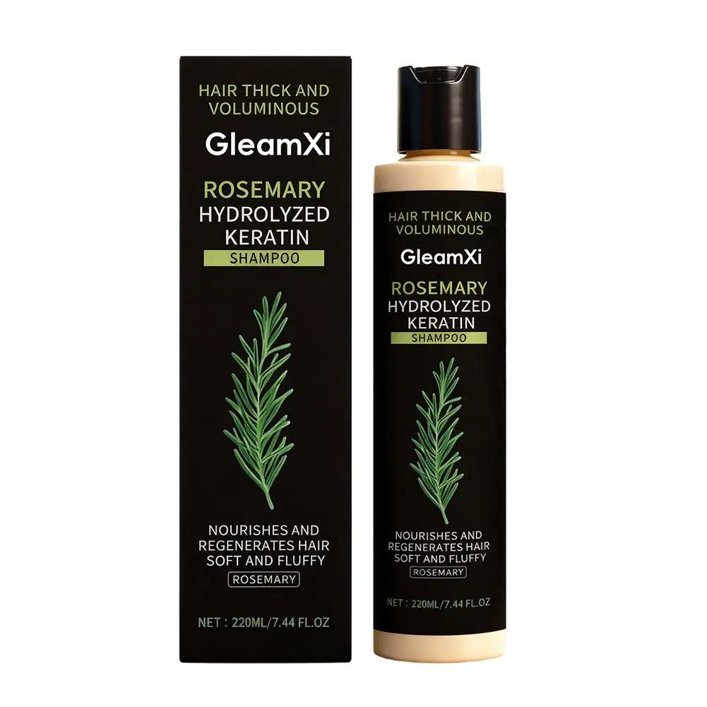 220ML Rosemary Hair Shampoo Volumizing and Thickening Strengthening and Oil Control Nourishes and Repairs Hair Oil Adds Volume
