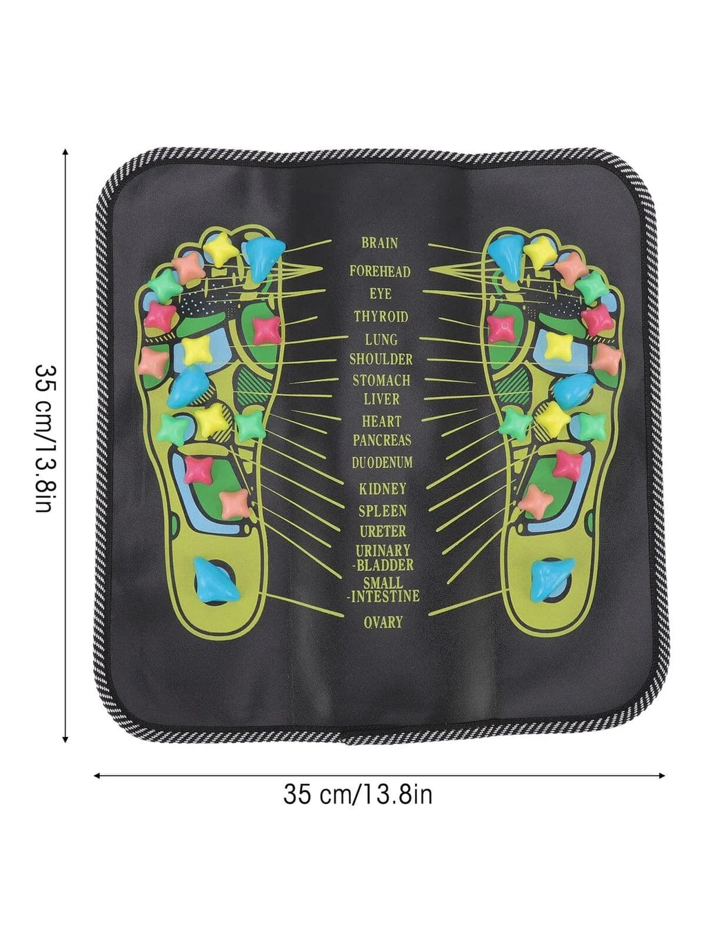 1PC Autumn and Winter Acupressure Plate Foot Massager  Imitation Pebble Foot Massage Pad  Foot Massage Wonder