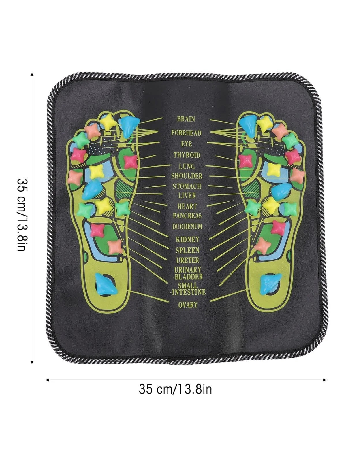 1PC Autumn and Winter Acupressure Plate Foot Massager  Imitation Pebble Foot Massage Pad  Foot Massage Wonder