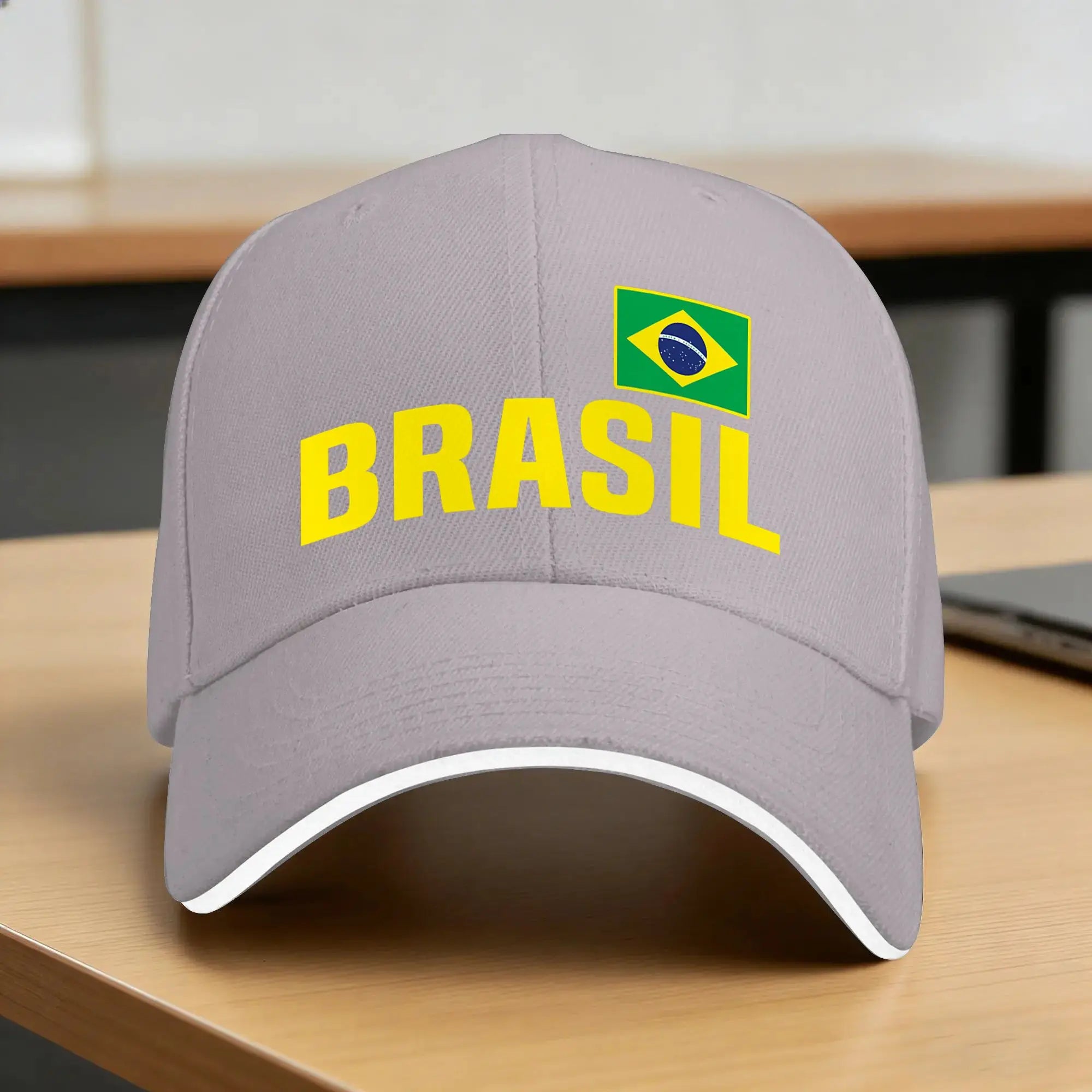 Brasil Flag of Brazil Baseball Cap  Men Women Custom DIY Hip Hop Hats Summer Classic Outdoor Sport Sun Baseball Caps