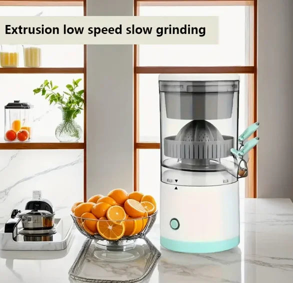 Multi-functional portable electric orange juice machine with juice-frying cup for household residue juice separation juicer.