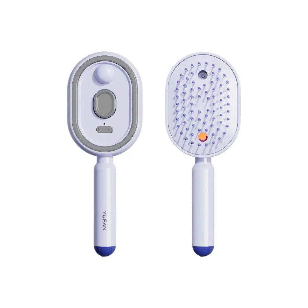 Anti Static Self Cleaning Electric Spray Comb Air Cushion Massage Ideal Gift For Ladies Daily Hair Care And Scalp Relaxation