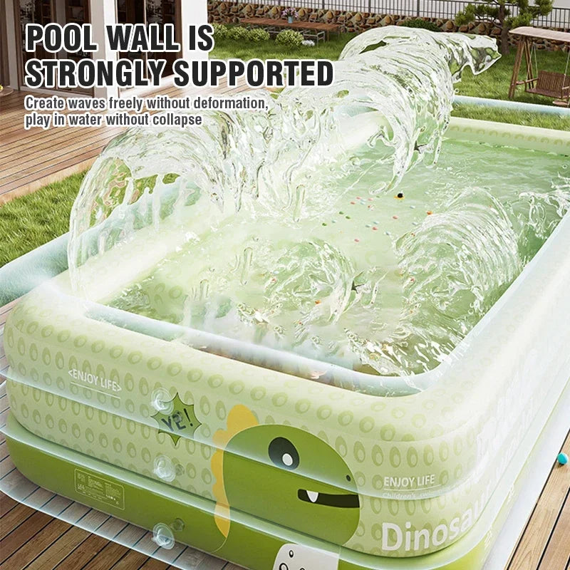 BIG Inflatable Swimming Pool baby Pools 2.6M 1.8M 1.5M Removable Above Ground  Children Large Family Party Pools Outdoor games