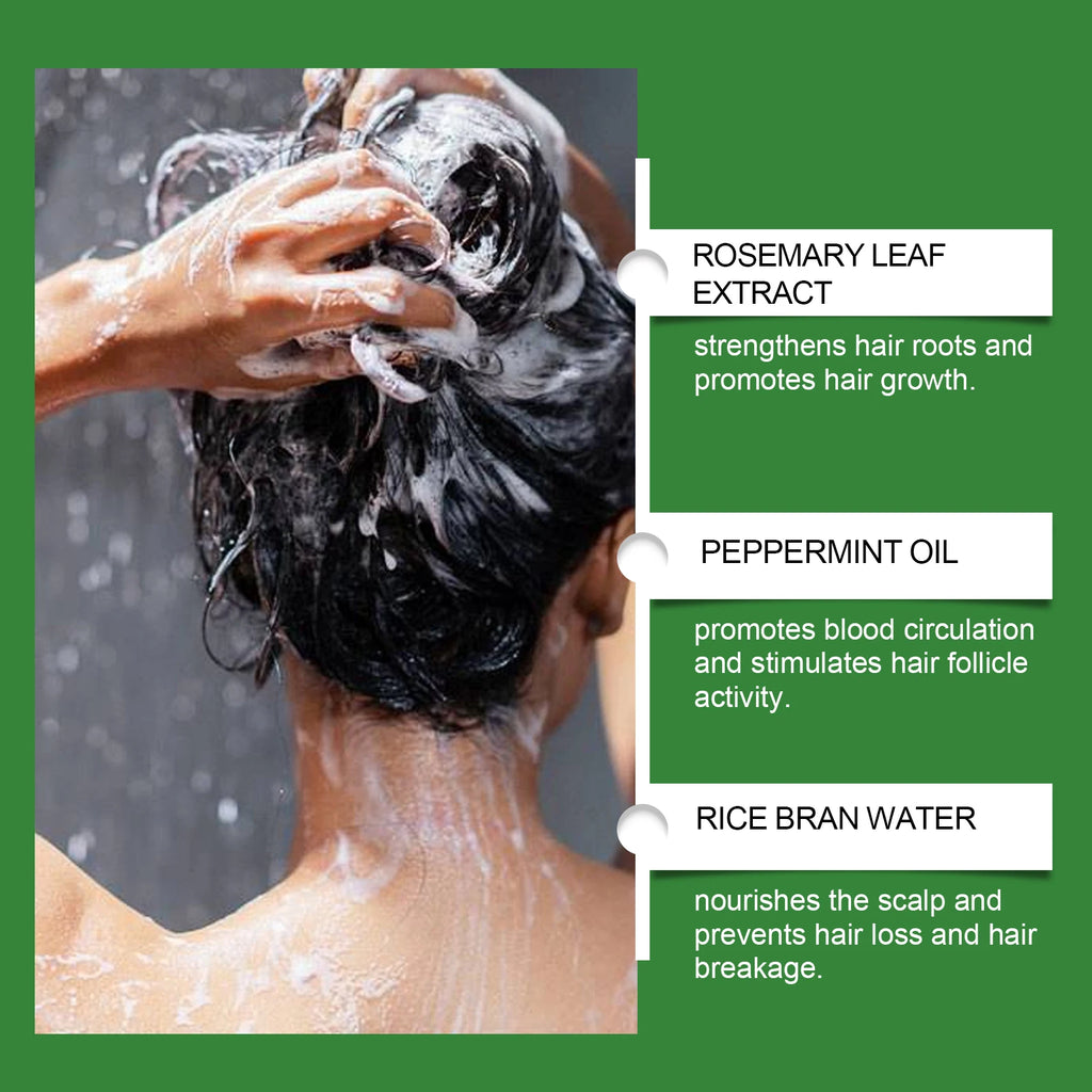 Rosemary Rice Water Spray Deeply Nourishes Dry, Frizzy Hair and Hydrates for Incredibly Silky Smooth, Vibrant Healthy-Looking Ha