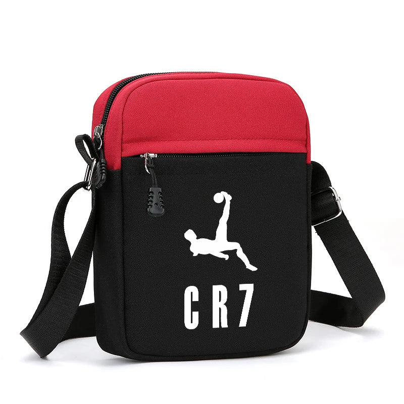 Football Star Ronaldos Shoulder Bag for Women Men Anime Crossbody Bag Boy Girl Canvas Messager Women Men Travel Sport Gift