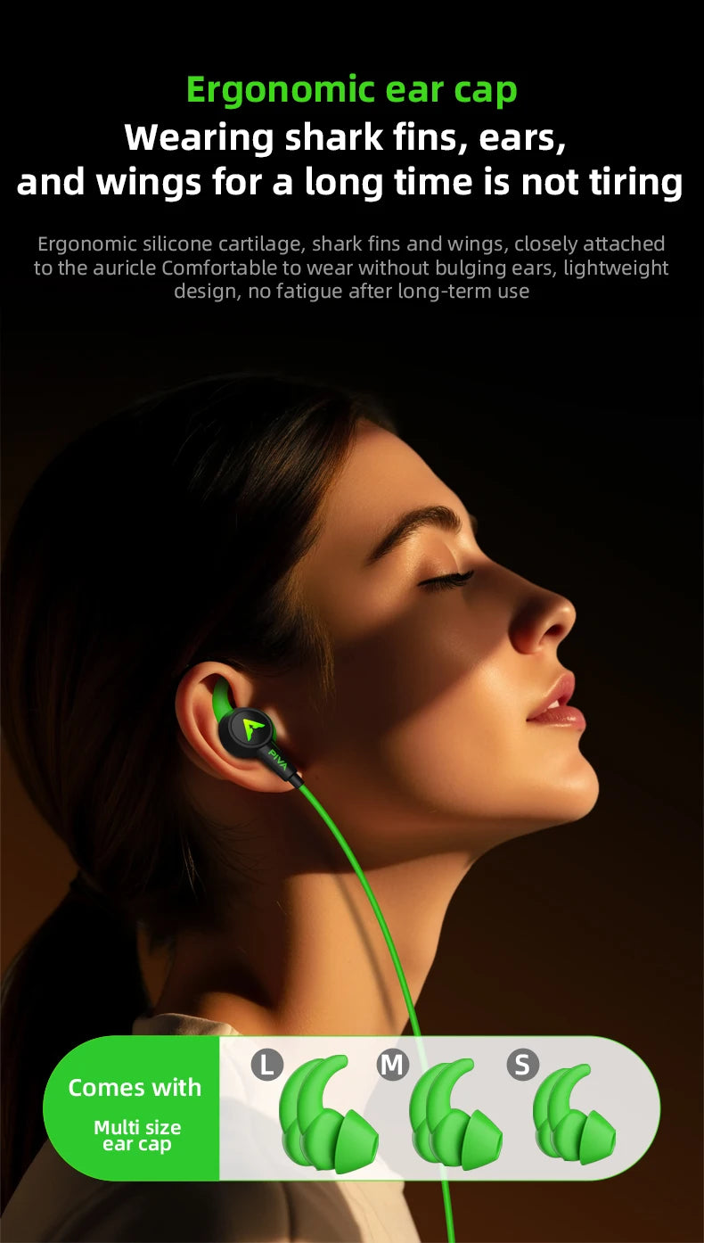 PIVA S6 Pro 13mm Virtual 7.1 Gaming Earphones Type-C 27W PD Fast Charge Built-in Sound Card App for Independent Tuning
