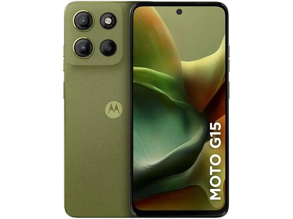 Smartphone Motorola Moto G15 256GB Green 4G 12GB 6,7 "Camera. Double Selfie 8MP