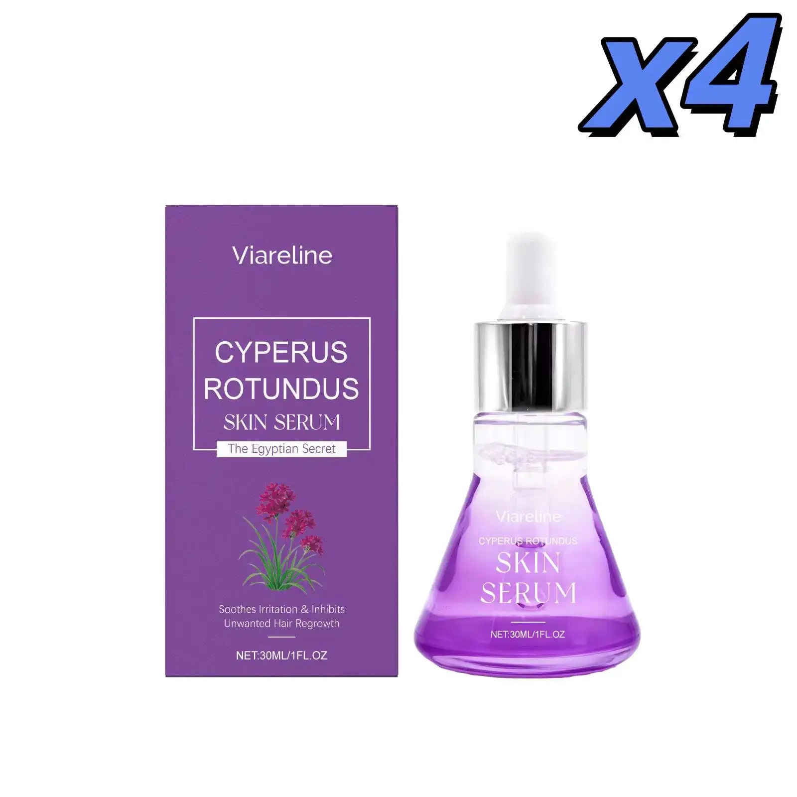 Cyperus Rotundus Skin Serum Hair Growth Inhibitor Natural Soothing Moisturizing Shrinking Pores Body Hair Removal Essence Liquid