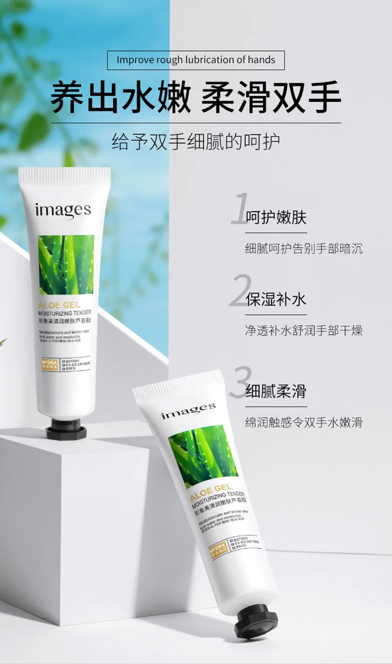 Moisturizing Hydrate And Tender Aloe Vera Gel Hand Cream Improving Dryness Gentle Skin Care Nourishing Soothing Repair