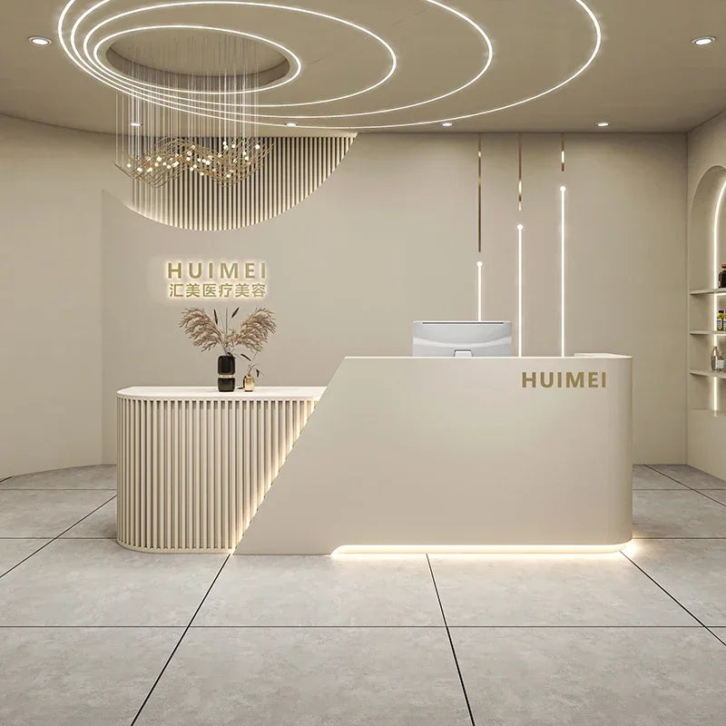 Italian Style Clothing Store Reception Desks Beauty Salon Simplicity Reception Desks Luxury Office Furniture Receptionen HBRD