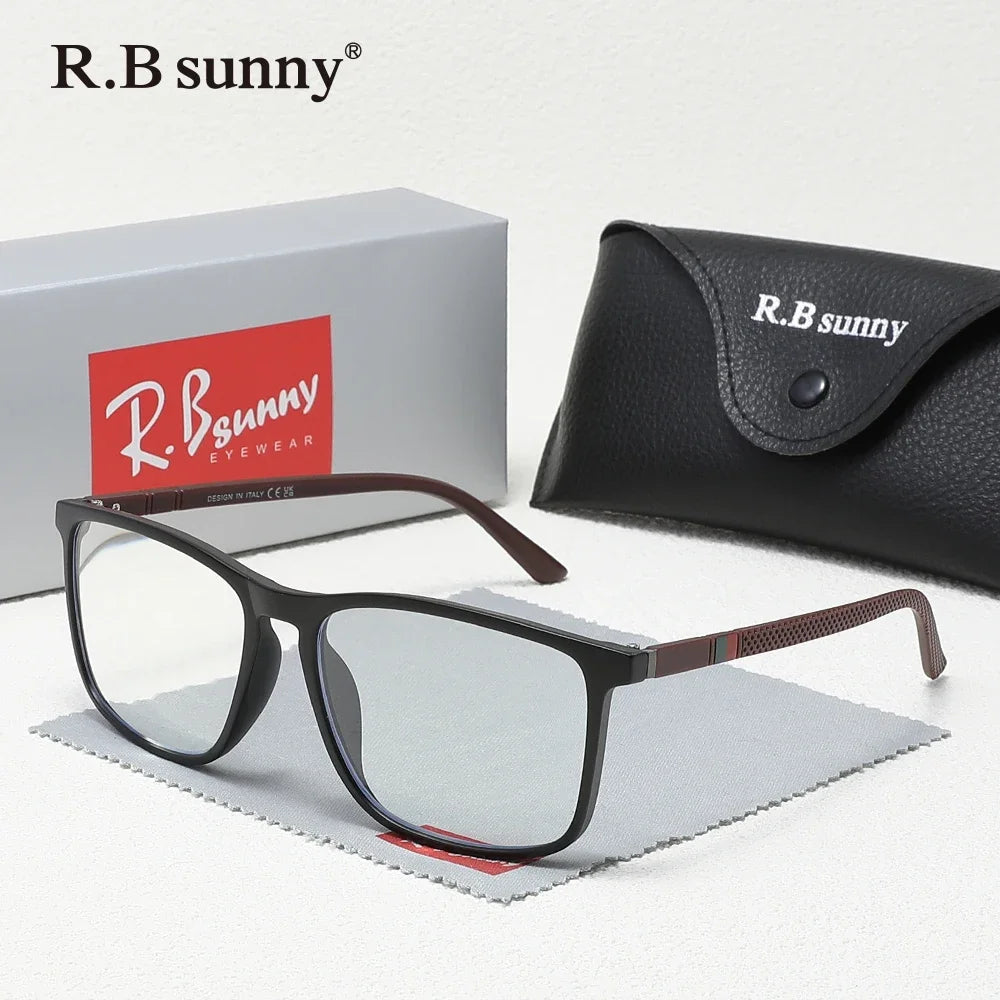 RBsunny Trendy Classical Reading Glasses Men Women Optical Lenses +1.0~+3.5 Presbyopic Hyperopia Rectangle Ultralight Glasses