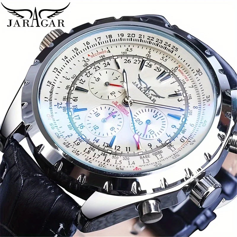High-End Men's Watches Are a Stylish and Practical Mechanical Timepiece, Made of Stainless Steel, Featuring a Hollow Design and a Large Dial. Its Attractive Appearance Makes It Suitable for Everyday Gifts, and It Does Not Req