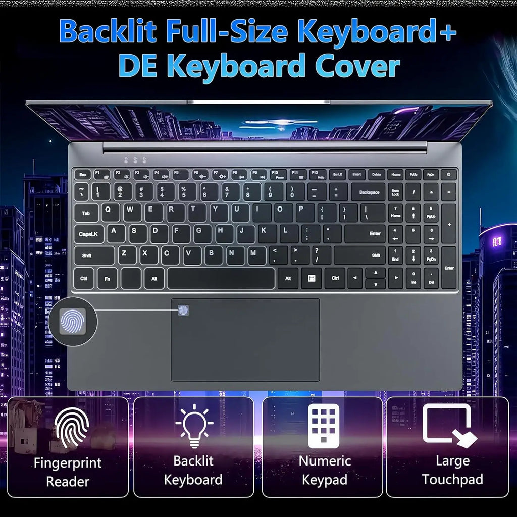 ACEKAMAS 15.6" Laptop Computer Intel Core i9 10980HK Windows 11 Pro Notebook Gamer 16GB RAM 1TB SSD IPS 1920*1080 Gaming Laptops