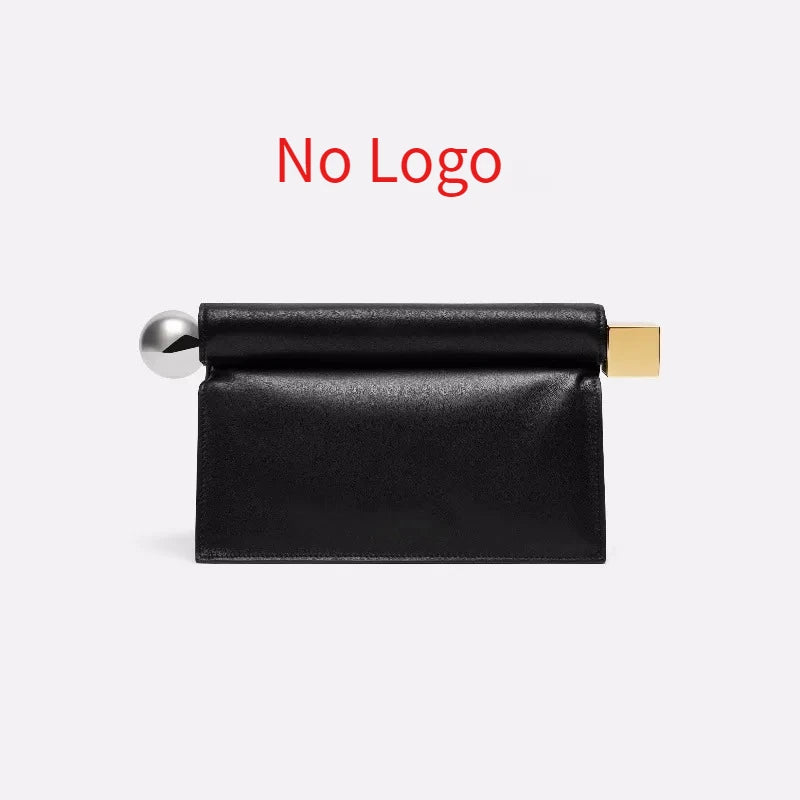 A New Luxury, Fashionable and Niche Rolled-up Clutch Bag for Women, A Versatile Folding Chain Single-shoulder Crossbody Bag