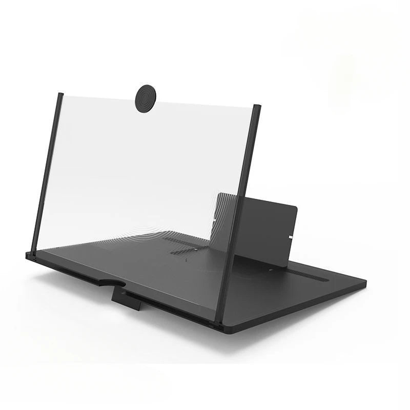 12 Inch Multi Functional HD Mobile Phone Screen Video Magnifier Screen Amplifier for Phone Holder Enlarged Screen Phone Stand