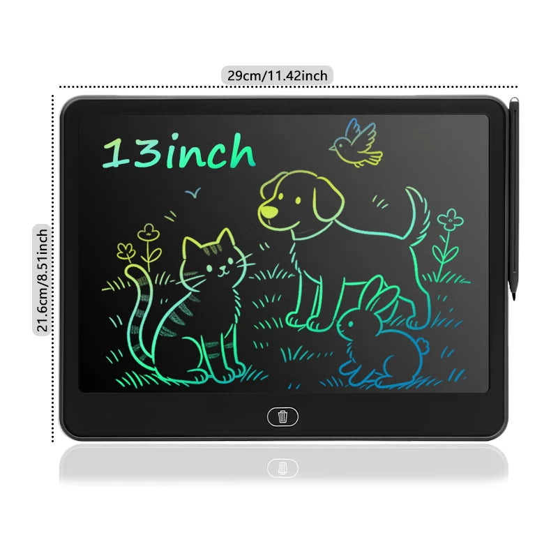 16/13/11/8-inch kids LCD Drawing Board Portable Digital Sketchpad for Art Creativity And Learning Doodle Board Educational Toys