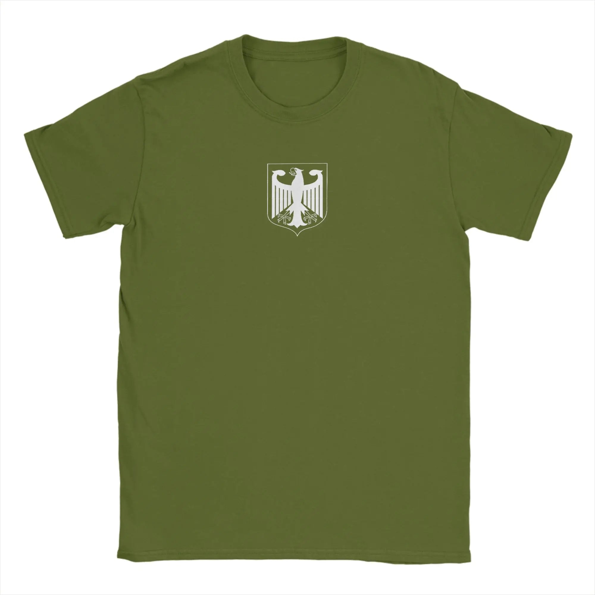 Men's Germany Coat of Arms German Eagle T Shirt Deutsche Cotton Tops Novelty Short Sleeve Crewneck Tees Plus Size T-Shirts