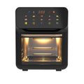 15L Visual Air Fryer with See-Through Window 1350W Digital Touchscreen 360° Hot Air Circulation  for Family/Party Fry/Roast/Bake