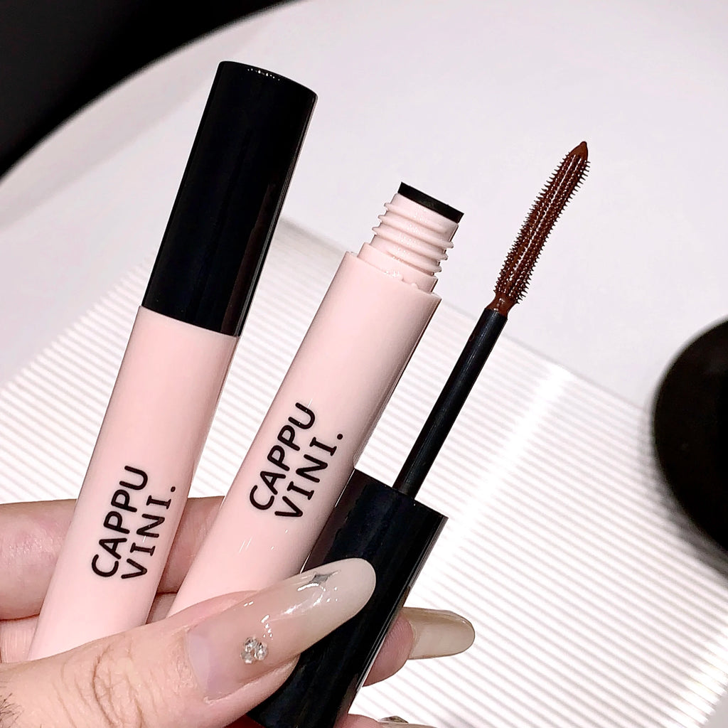 Cappuvini Mascara, Waterproof & Smudge-Proof, 3D Lashes Lengthening & Curling, Voluminous, Long Lasting, Affordable
