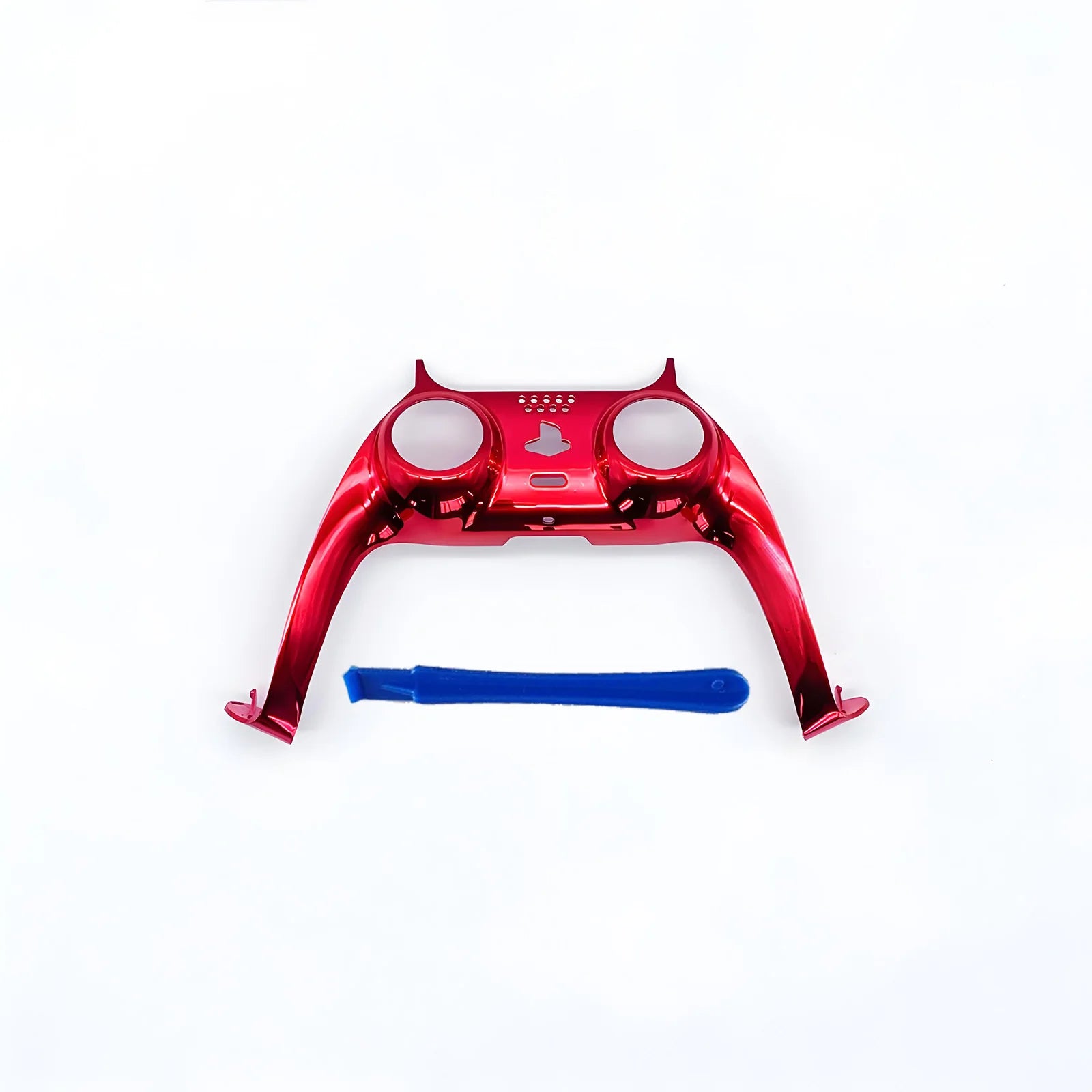 Decorative Strip for PS5 Controller Joystick Chrome Handle Cover Replacement with Pry Bar DIY Precise Fit Shell Trim Accessories