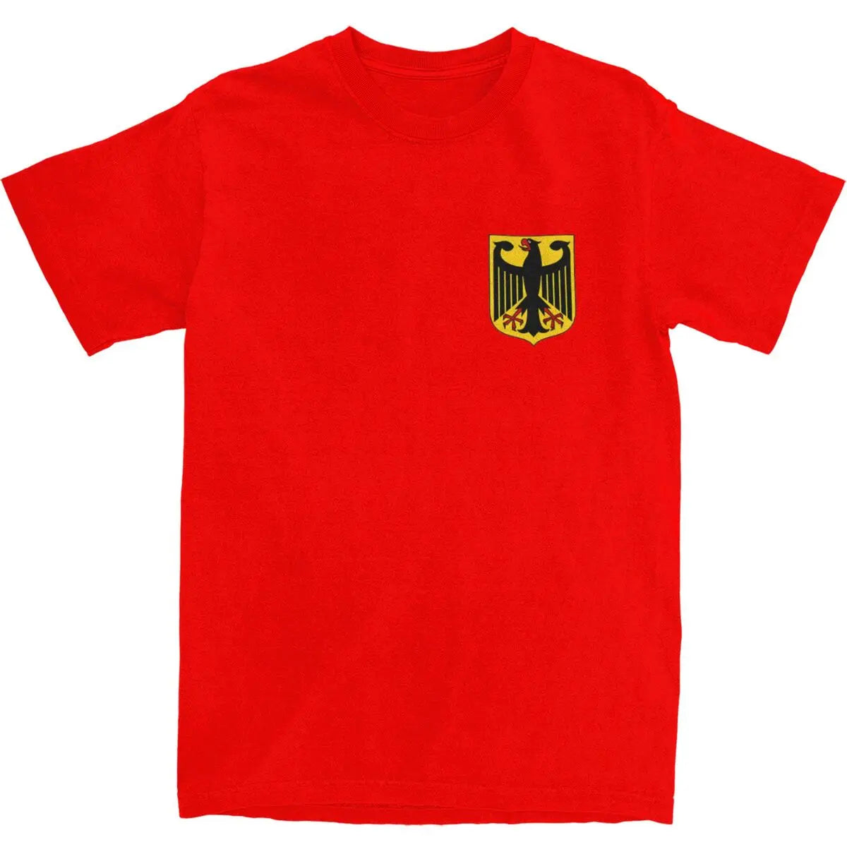 Germany Flag T-Shirt Male Y2K Casual Cotton T-Shirts Summer O Neck Hip Hop Tee Shirt Casual Plus Size Tops