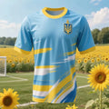 Ukraine Football Jersey T Shirts Adult & Kids New Fashion Trend Digital Printed Soccer Uniforms Summer Men Ukrainian Sports Tees