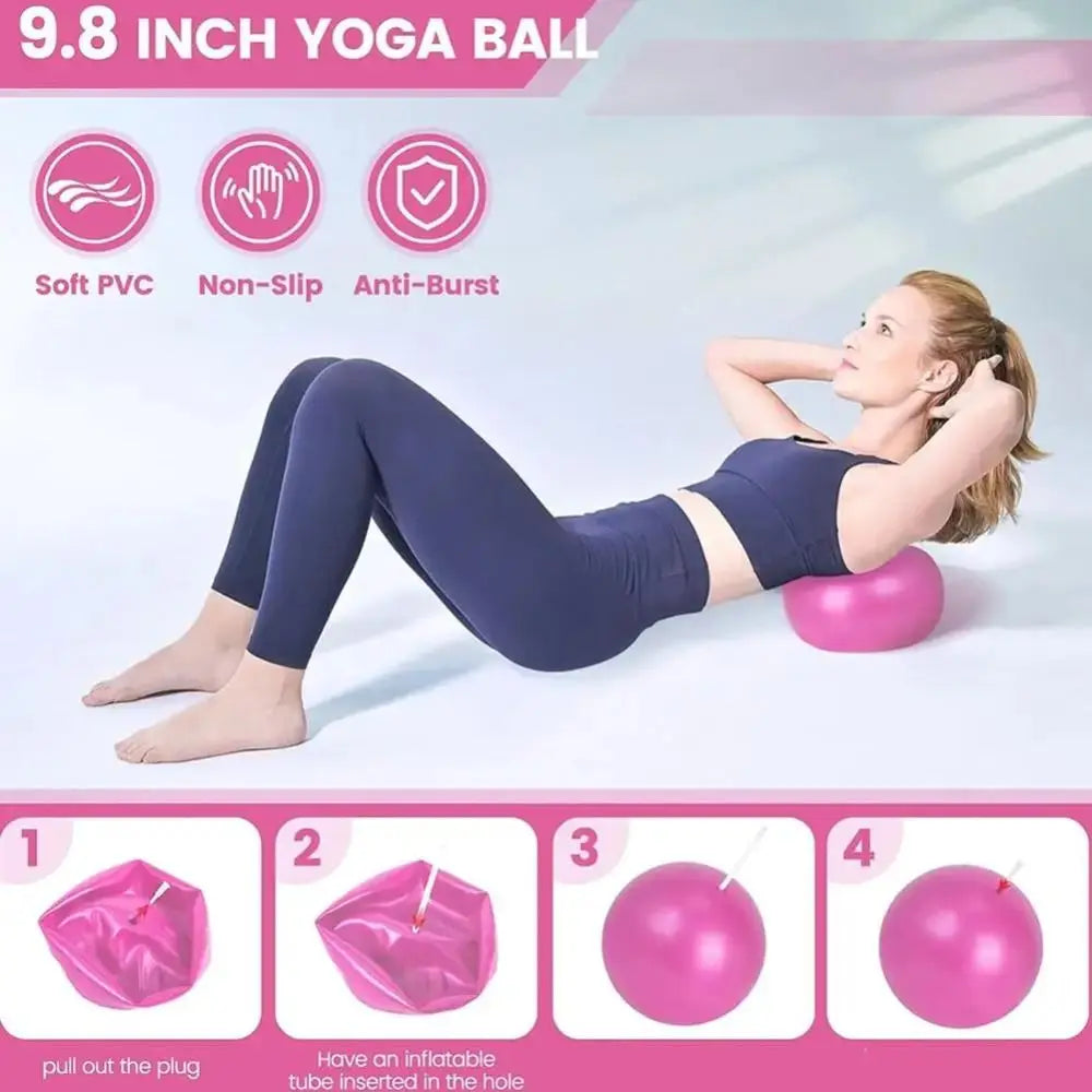 13Pcs/Set Portable Pilates Ball Set Body Shaping Professional Yoga Pilates Circle Improve Health Weight Loss