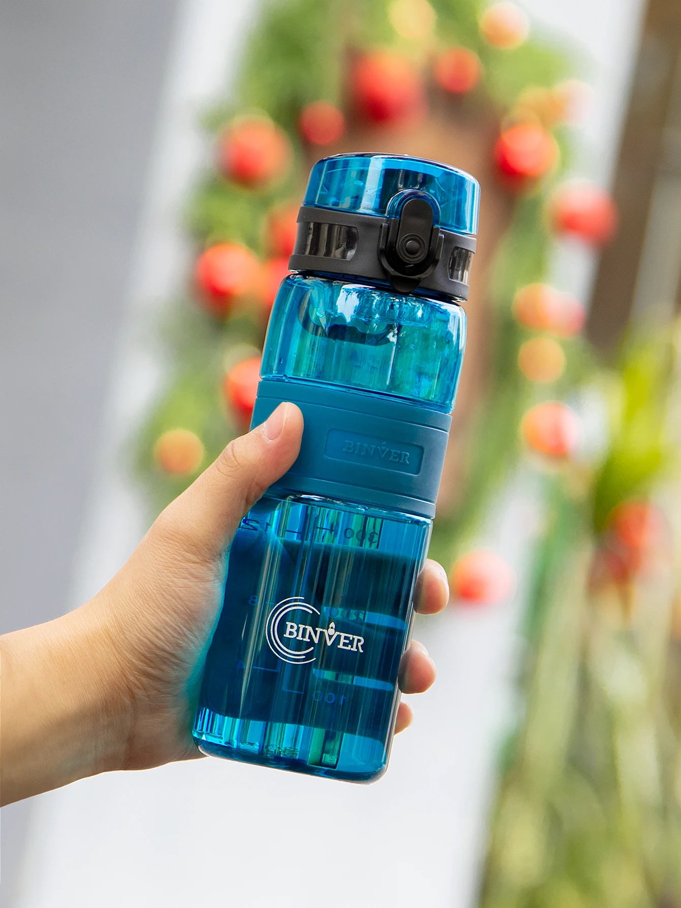 500ml Sports Water Bottle Portable Leak-proof Plastic Cup Drinkware With Tea Filter Tour Gym Outdoor Fitness Transparent Cup