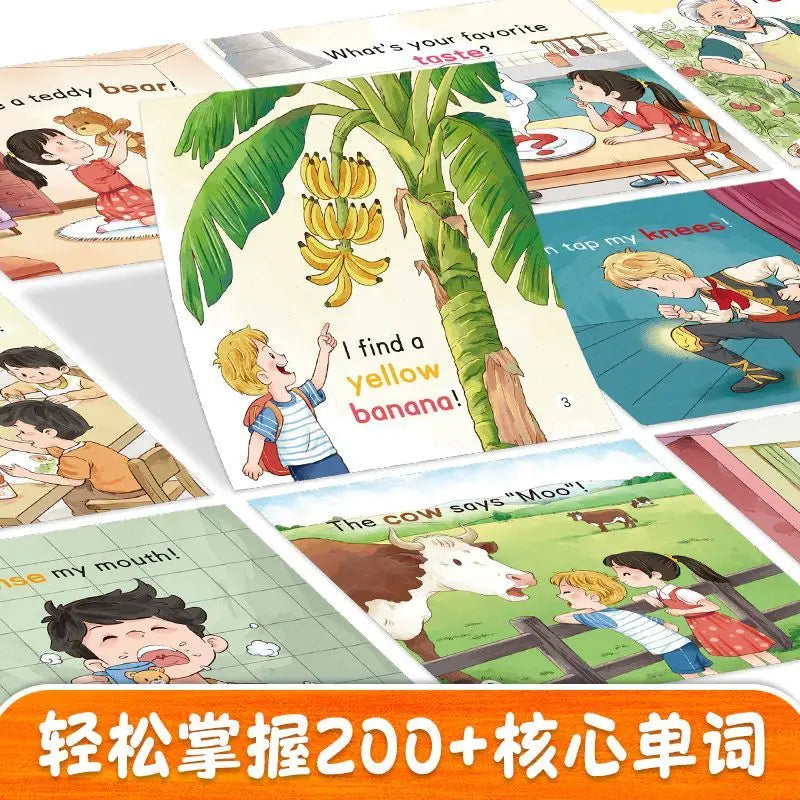 20 Volumes English Enlightenment Picture Book For 3-6 Years Old Beginner'S Zero Foundation Audio Version