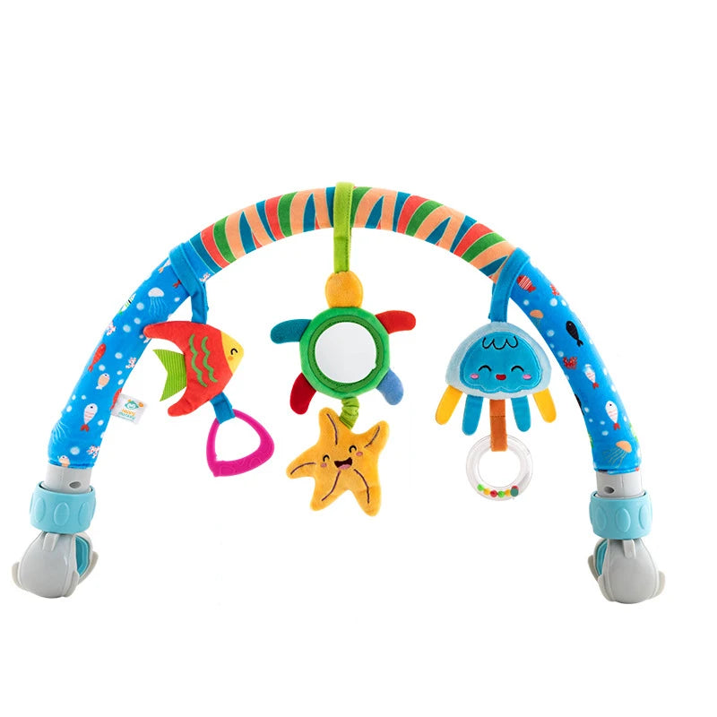 Children Activity Arch Toys Sensory Development Fine Motor Skills Toys Collapsible Hanging Mobile Toys Baby Car Seat Toys Gift