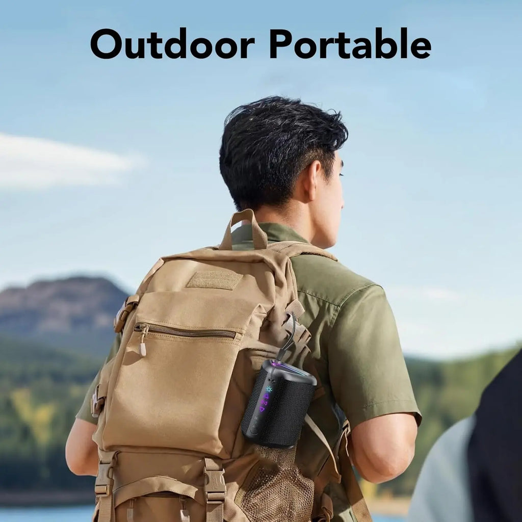 Bluetooth Speaker,Portable Wireless Speaker,Louder Volume,Stereo Sound,24H Playtime, Bluetooth 5.4,Built-in Mic,for Home,Outdoor